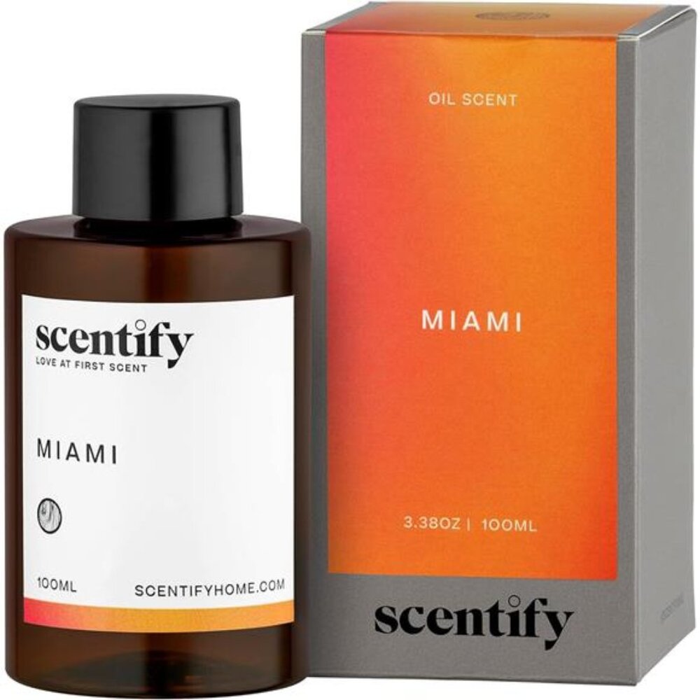 Scentify Miami Aroma Oil Refill Scent for Oil Diffusers - Creamy, Cashmere